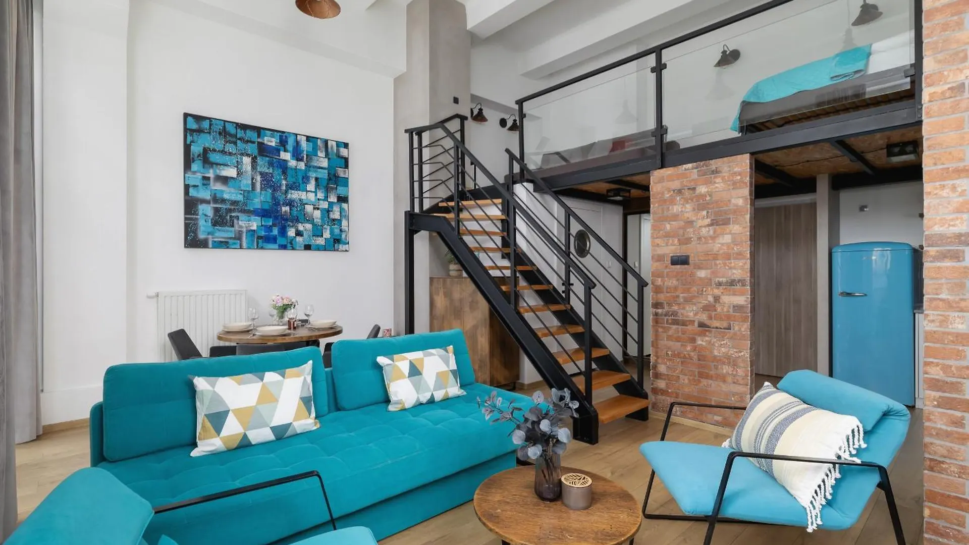 Deluxe Loft Apartment Lubelska With Mezzanine By Noclegi Renters Krasków