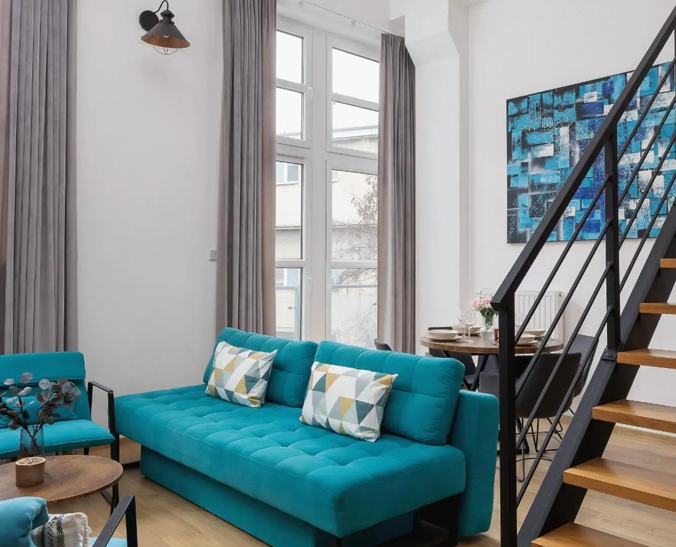 Deluxe Loft Apartment Lubelska With Mezzanine By Noclegi Renters Cracovie Pologne